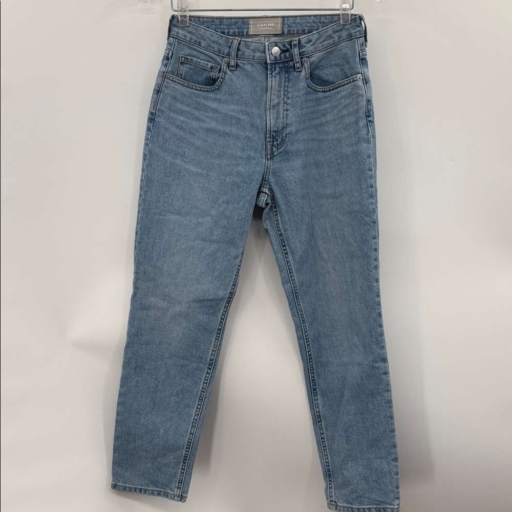Everlane The Curvy Cheeky Ankle Jean Lighter Blue Jeans Size 27 - Picture 2 of 12